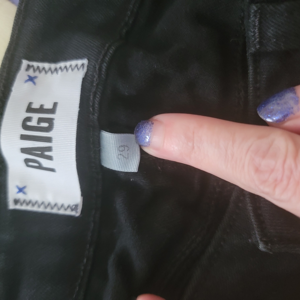 PAIGE Black Skinny Jeans
